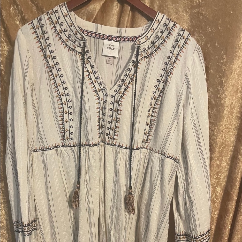 Beige Tunic Dress